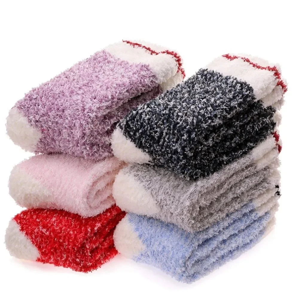 Fuzzy winter socks